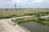 Elevated view on the Shanghai Disney site