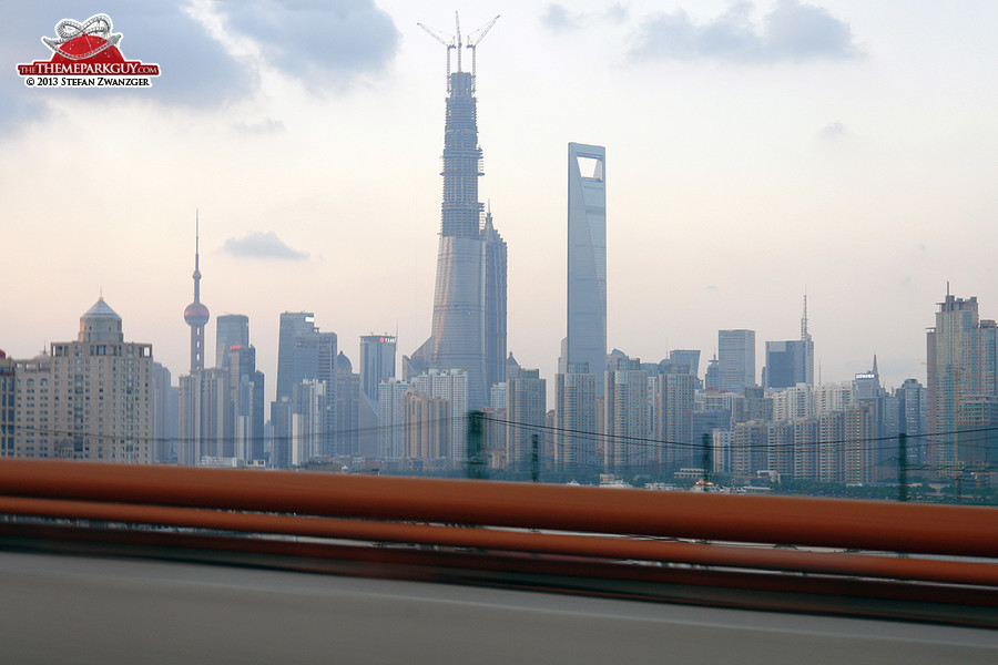 Shanghai Pudong skyline as of September 2013