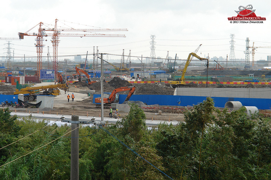 Hello, Shanghai Disney theme park site!