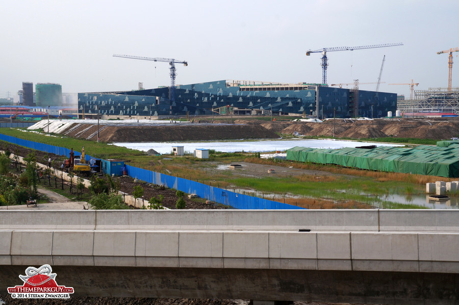 Toy Story Hotel under construction