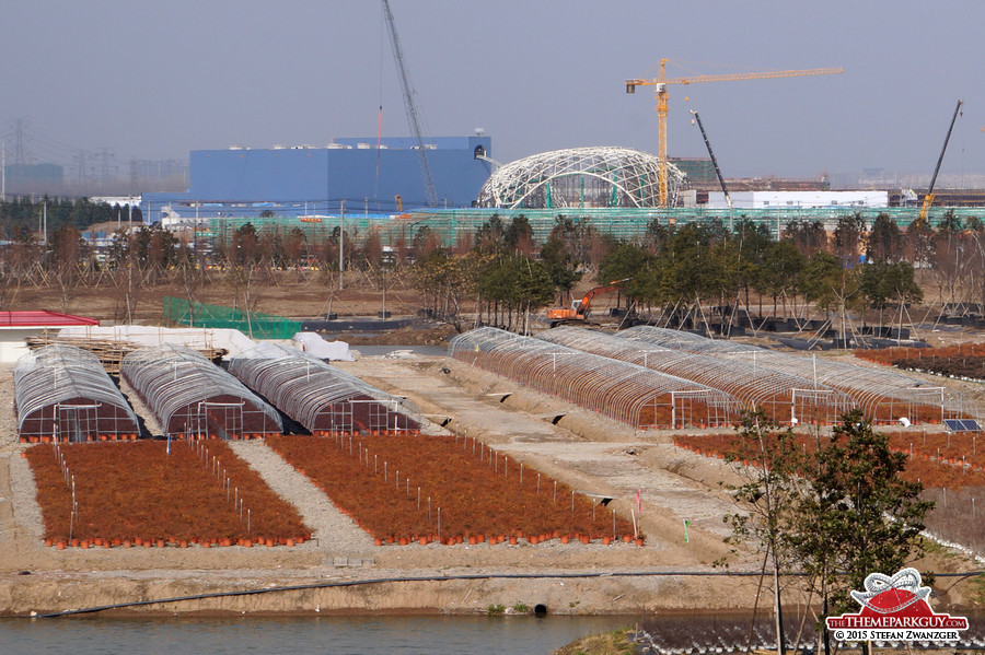 Tron roller coaster at Shanghai Disneyland