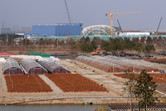 Tron roller coaster at Shanghai Disneyland