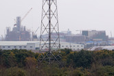 Shanghai Disneyland seen from the freeway