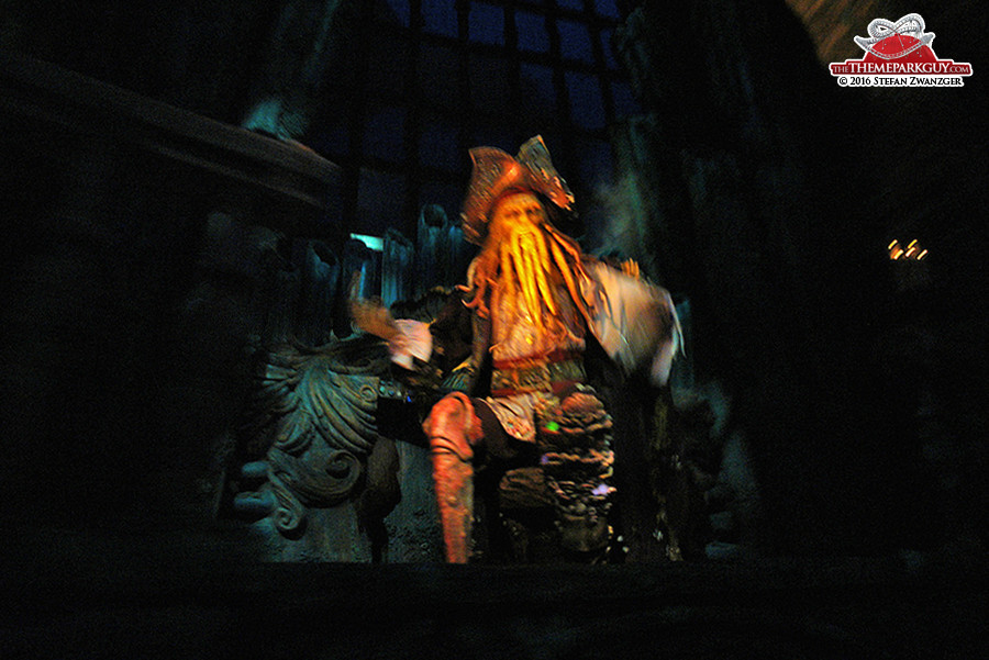 Great animatronics on the Pirates ride