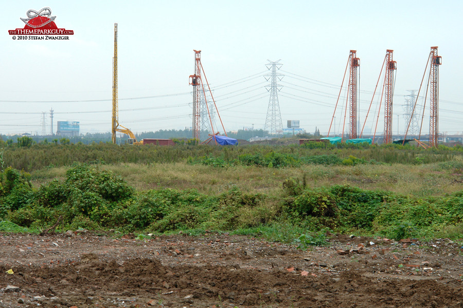 Cranes on-site