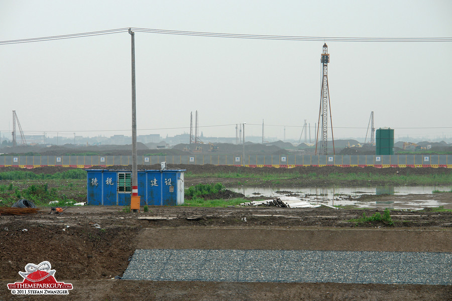 Shanghai Disneyland site in June 2011