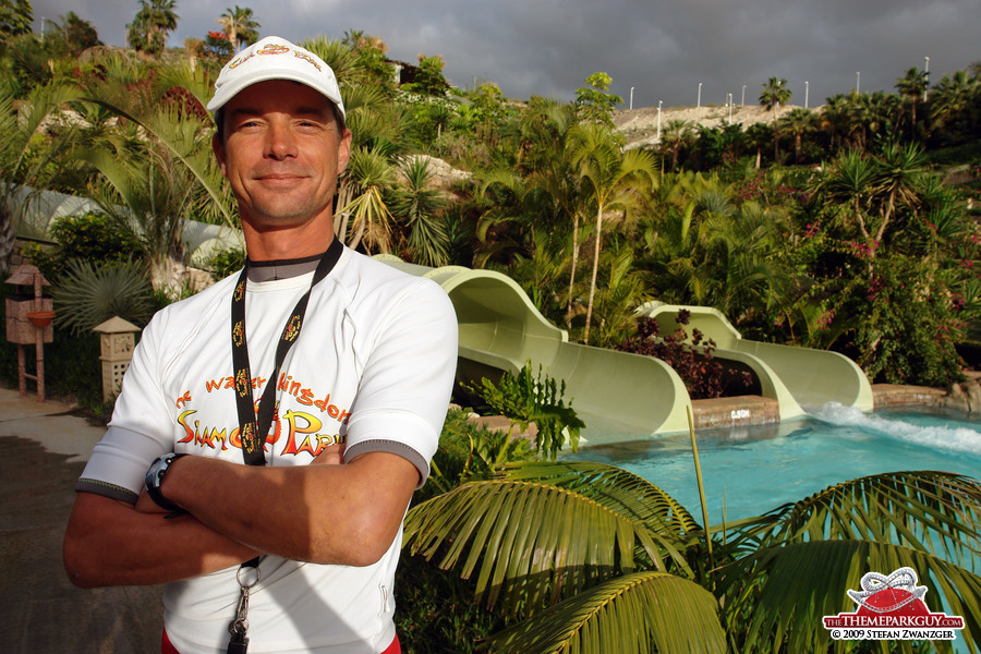 This life guard stood out: concerned and very friendly at the same time