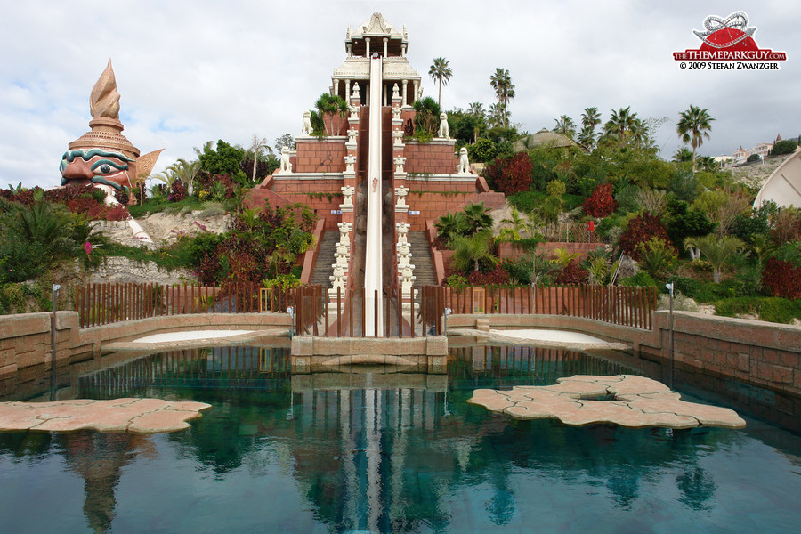 Siam Park's steepest and fastest slide