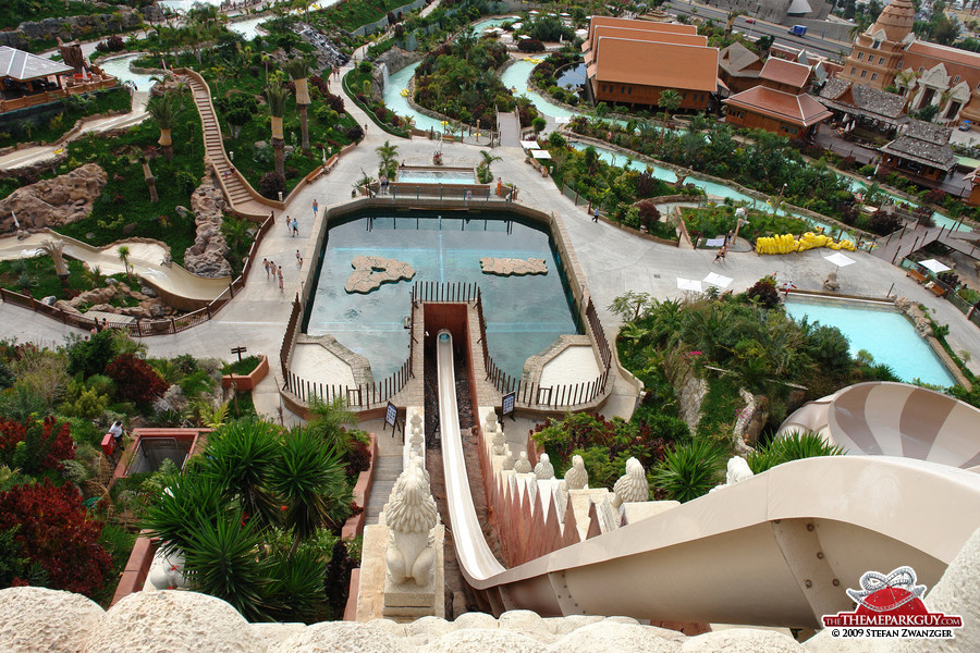 Crocodiles were supposed to hang out in this pool