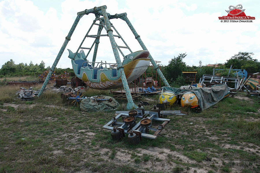 Siem Reap's fun fair 'Happy Land' is in abysmal condition