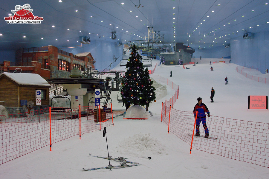 Skiing in the desert