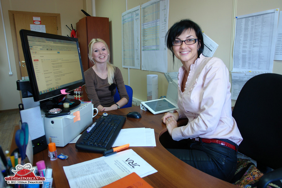 Office smiles on the Sochi-Park site