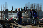 Workers on site