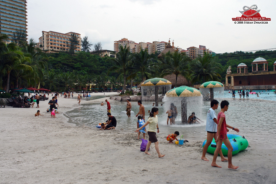 Sunway Lagoon beach