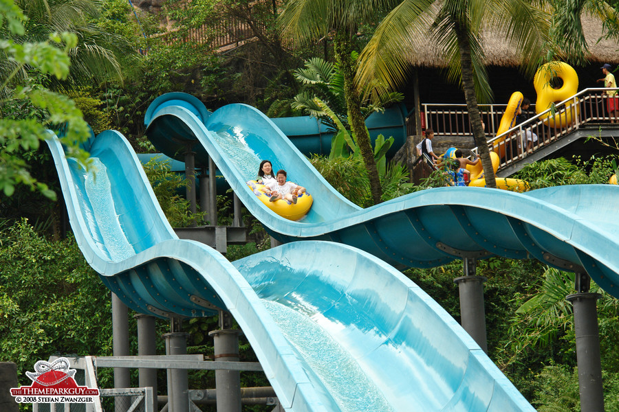 Tube water slides