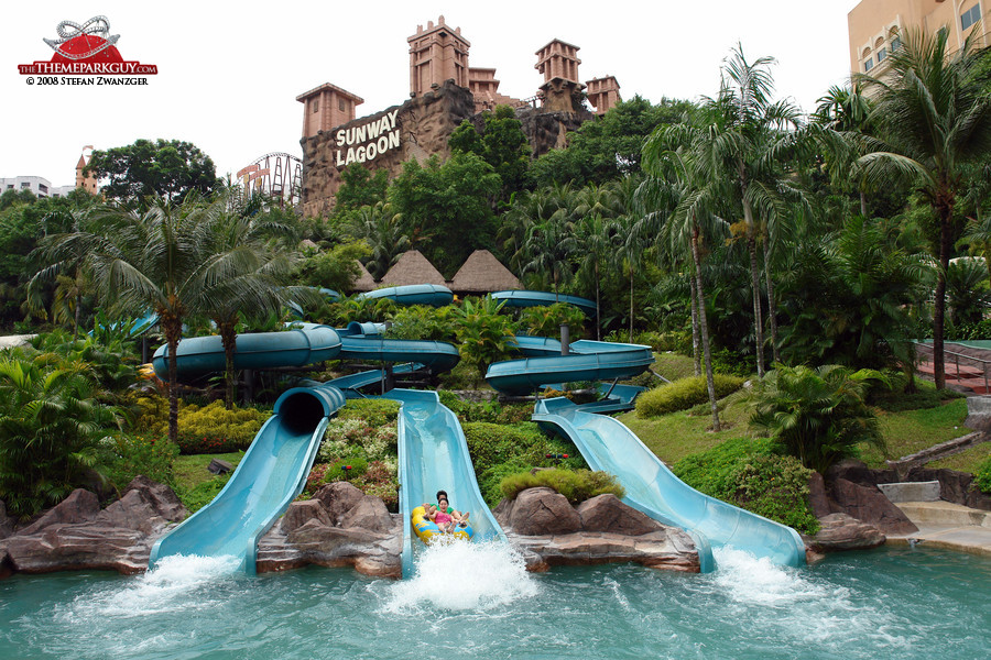 Sunway Lagoon water slides