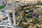 Flume ride, seen from the ferris wheel