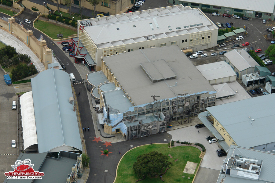 The former Sound Stage and Simpsons buildings