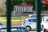 ...an old "Titanic: The Experience" sign