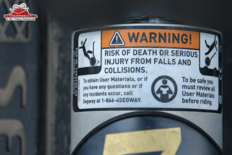 If any accidents occur, just call the US costumer service number!