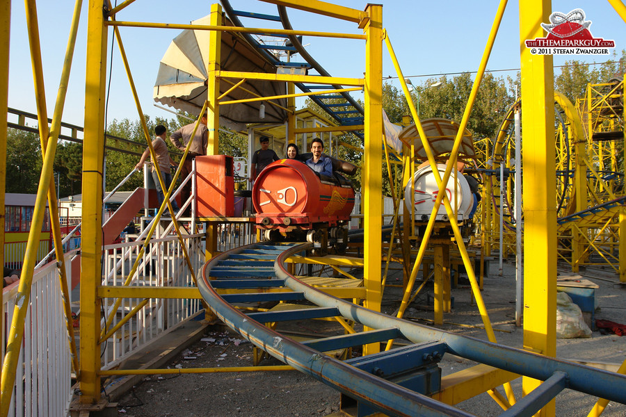 Soda can-shaped coaster cars