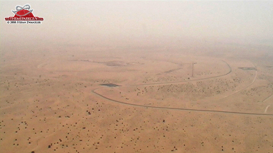 Approaching the construction site