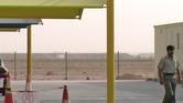 Universal construction site in the background, seen from the site office