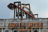 Suspended roller coaster