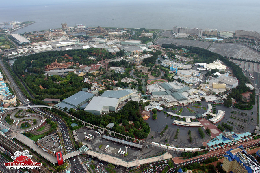 Tokyo Disneyland from above