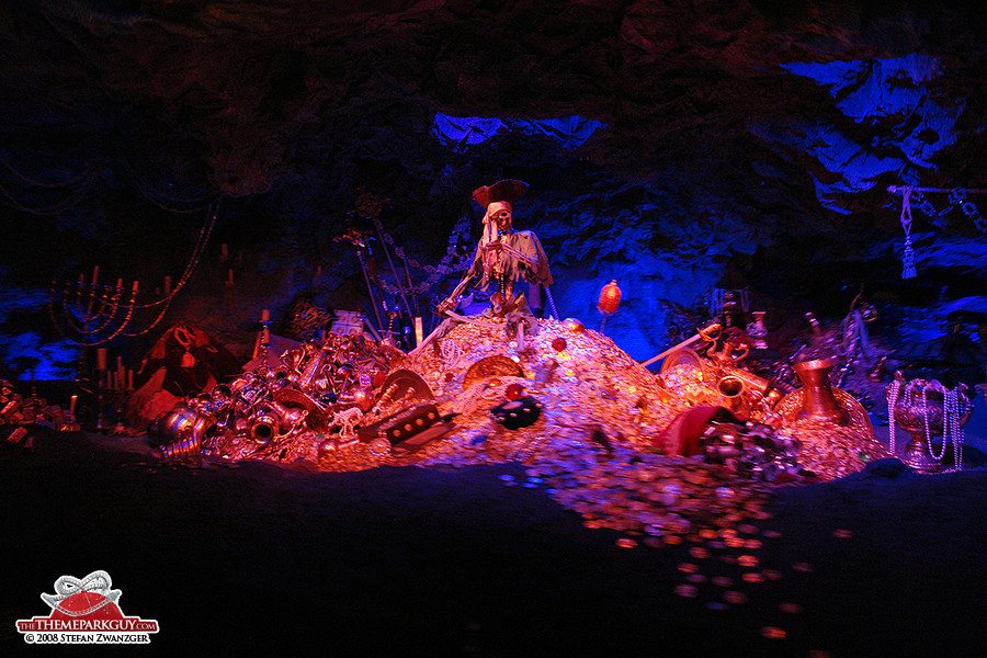 Skeleton in Pirates of the Caribbean