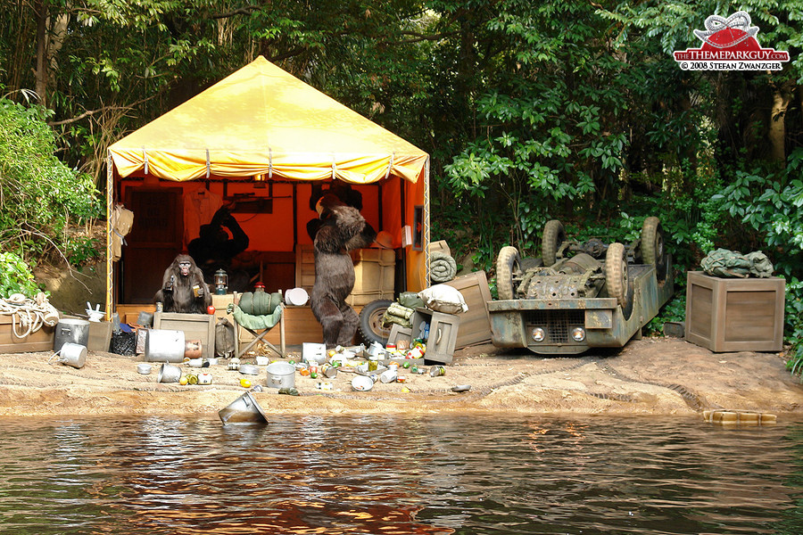 Monkeys in the Jungle Cruise