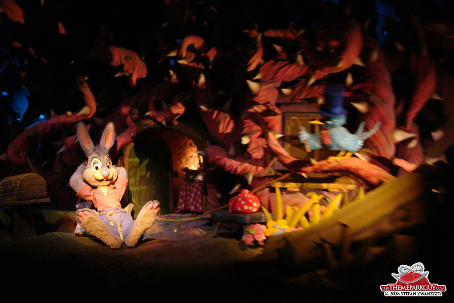 Splash Mountain dark ride sections