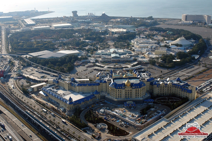 Tokyo Disneyland aerial