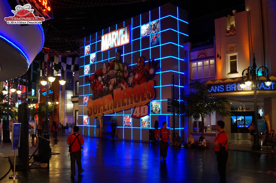 Marvel 4-D cinema attraction