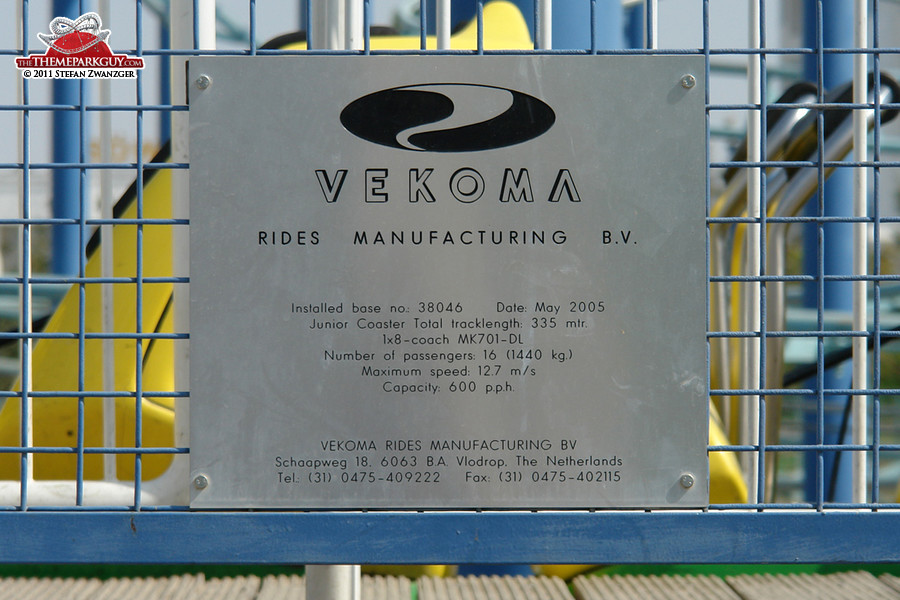 Vekoma, a world-class ride manufacturer based in The Netherlands