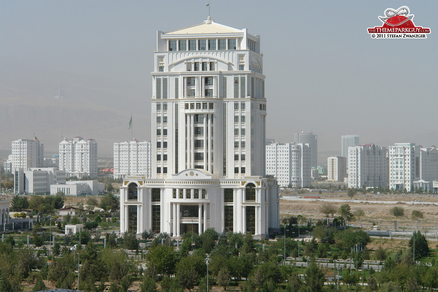 The city of white marble buildings