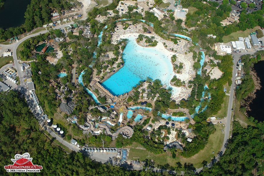 Typhoon Lagoon bird's-eye view