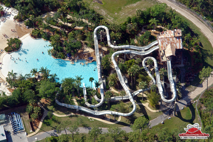 Water coaster Crush'n'Gusher