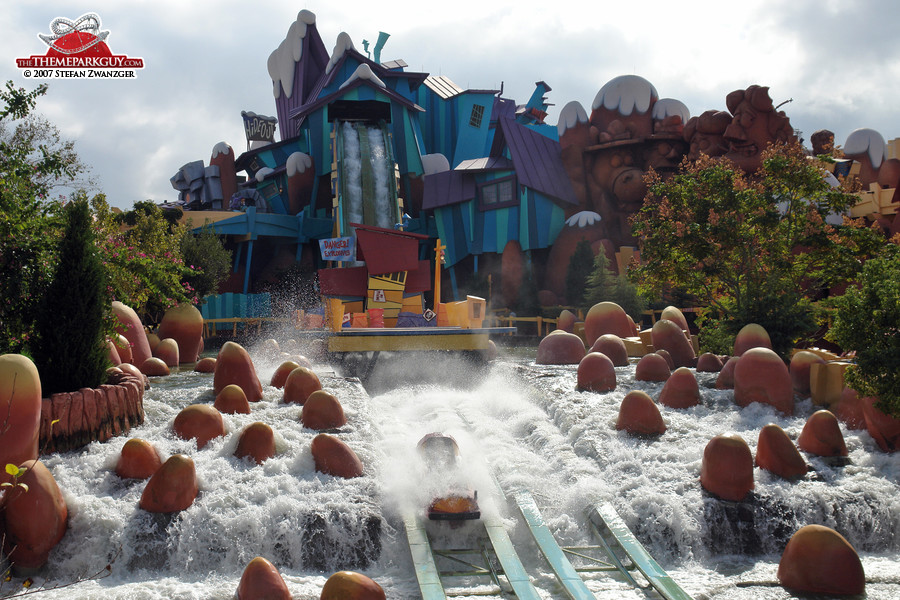 One of the wettest flume rides on earth