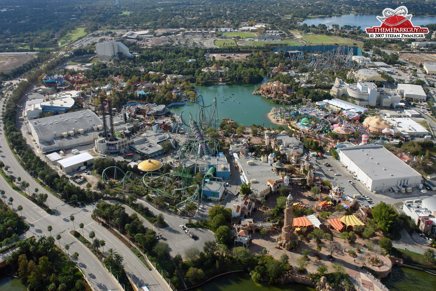 Universal's Islands of Adventure aerial