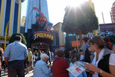 Spiderman Ride entrance