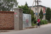 The cyclist's shadow