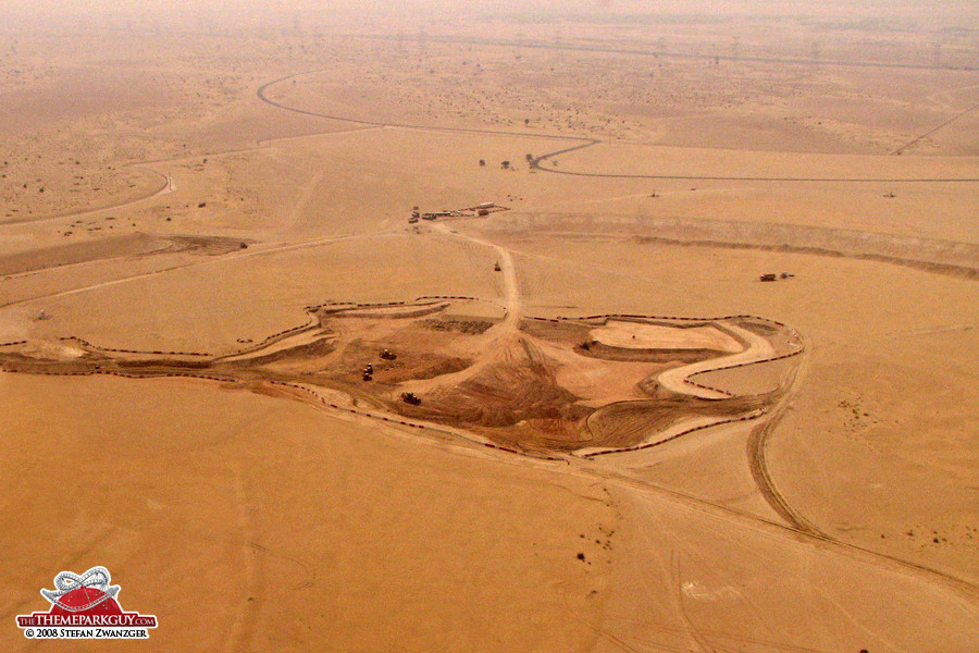 Universal Studios Dubailand desert site