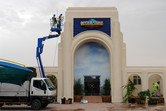 Universal Studios Dubai site office under construction