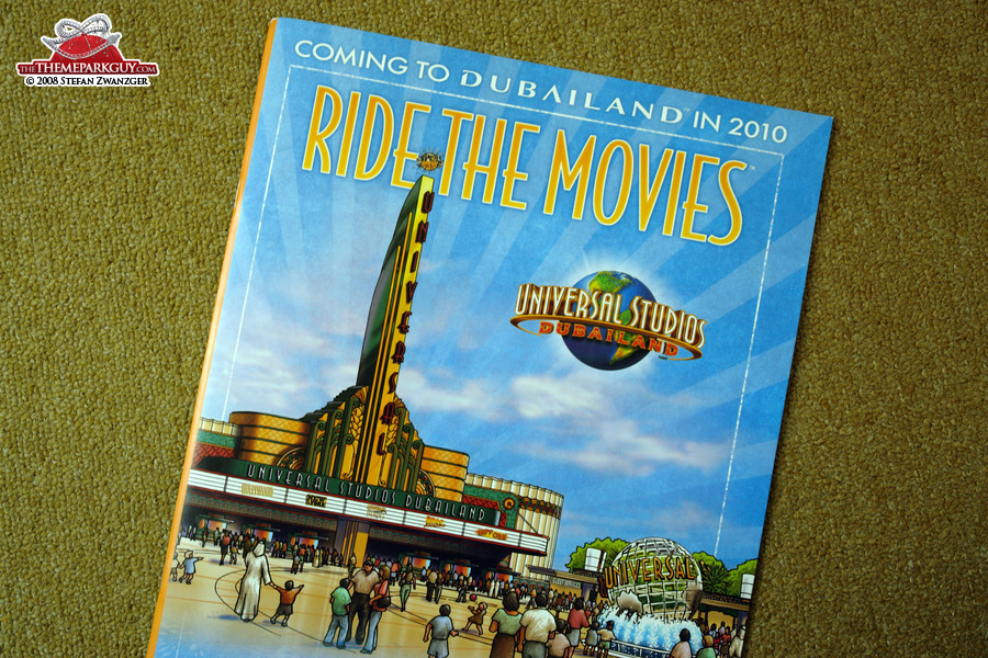 Universal Studios Dubailand brochure