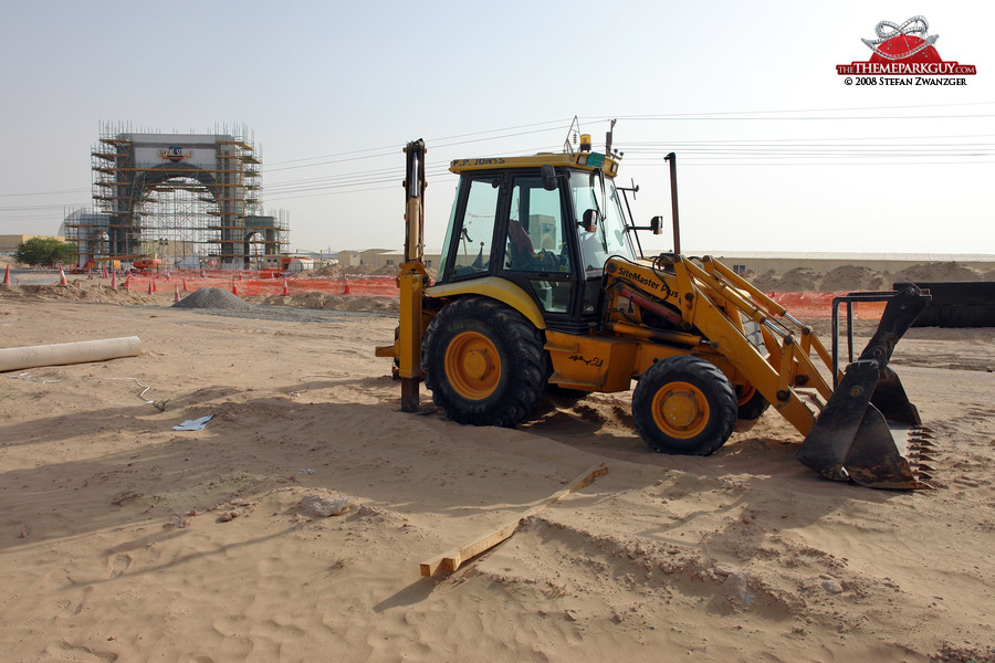 Universal Studios Dubailand site office works