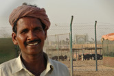 This man lives right behind the Universal Studios Dubai gate