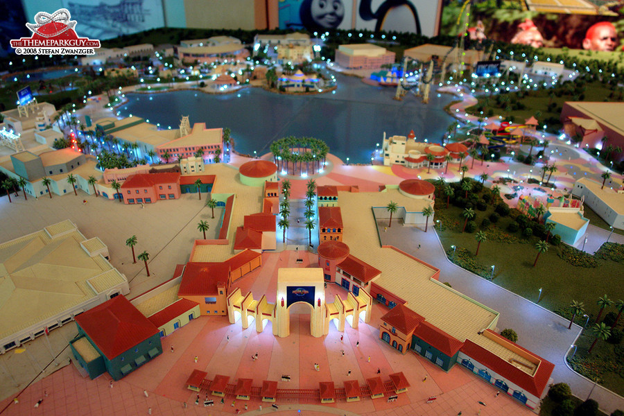 Universal Studios Dubailand model