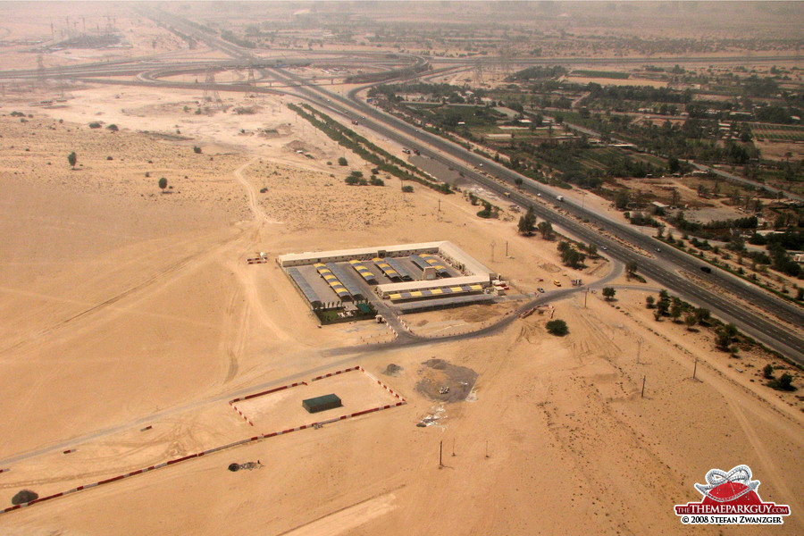 Universal Studios Dubailand site office on Al Ain street