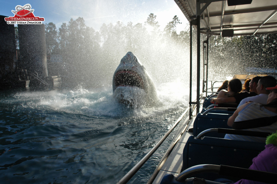 Shark attacking